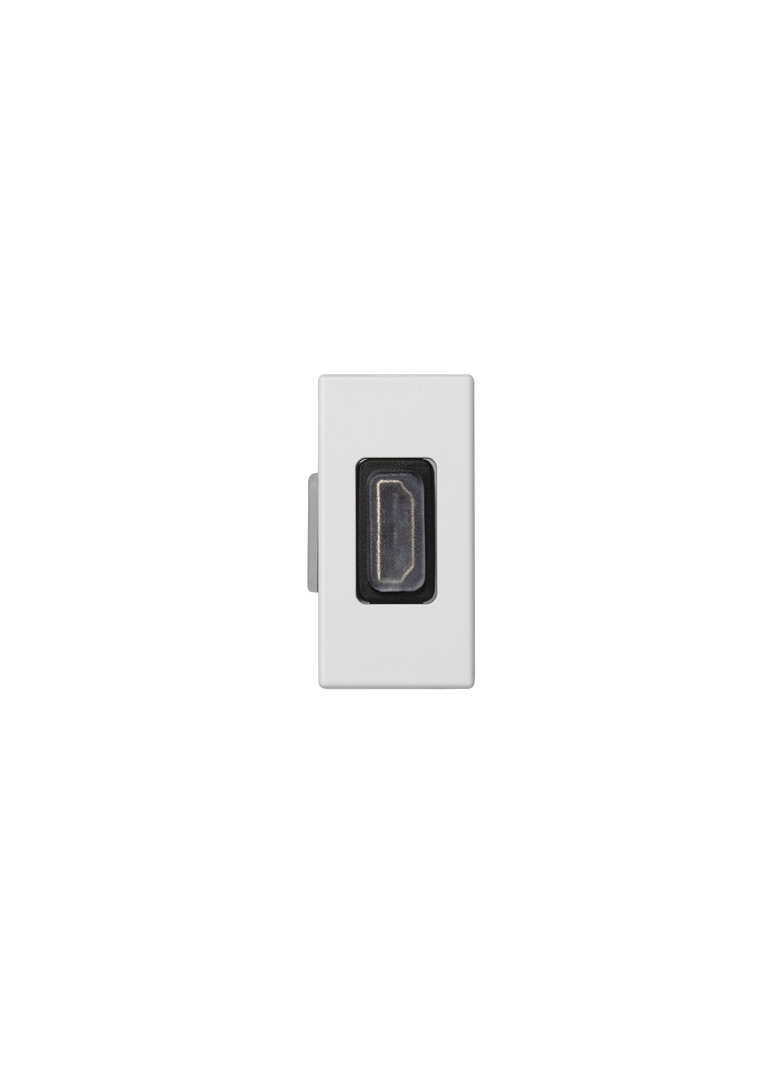 Simon Connect Płytka K45/2 adapter HDMI-HDMI 225x45mm+wkład czysta biel