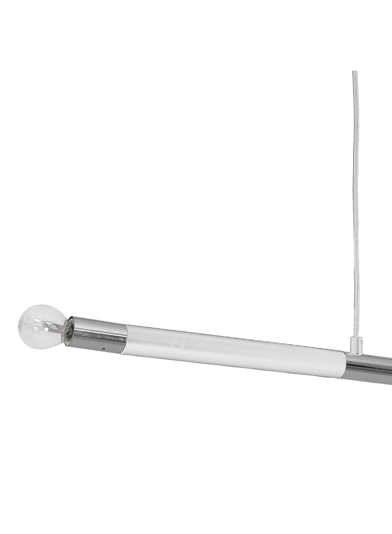 Milagro lampa wisząca Bastone 2xE14 biała/chrom MLP6566