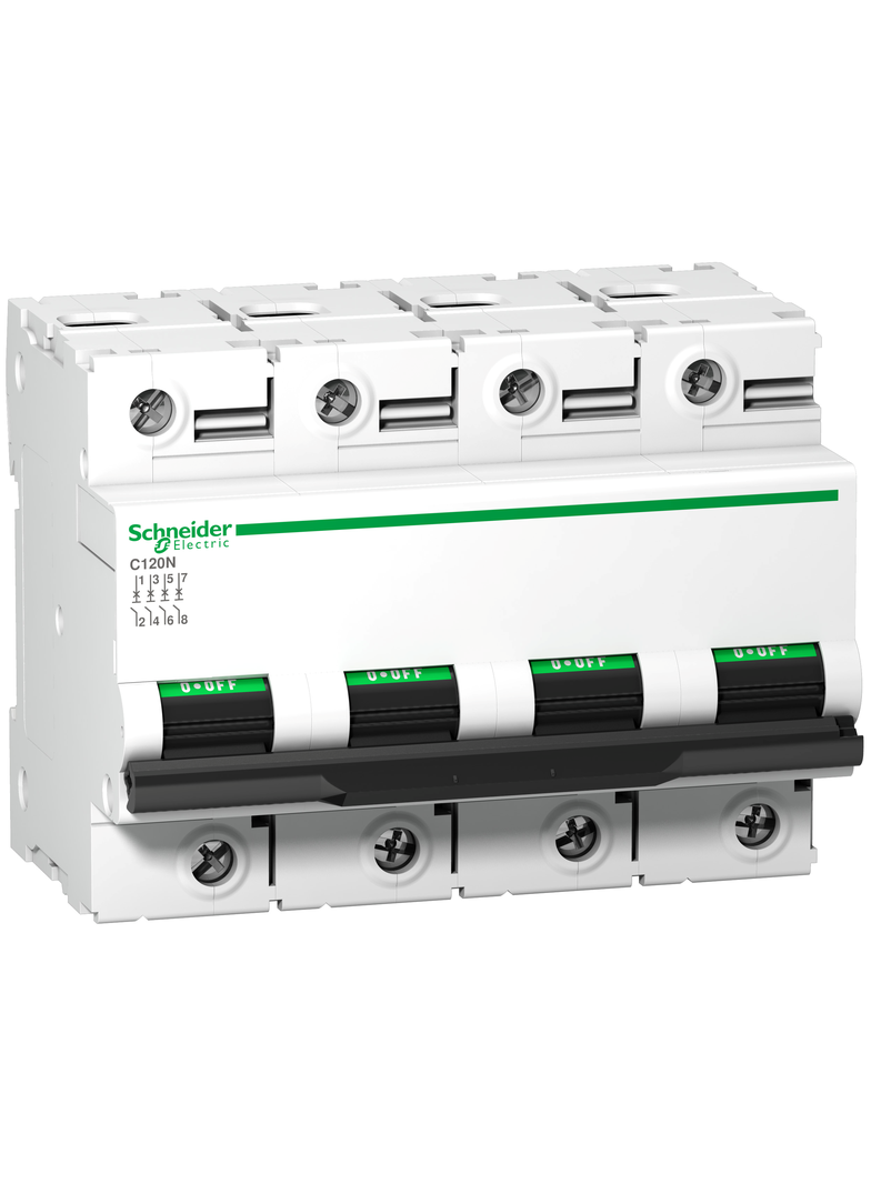 Wyłącznik nadprądowy Acti9 C120N 4P B80A A9N18353 SCHNEIDER