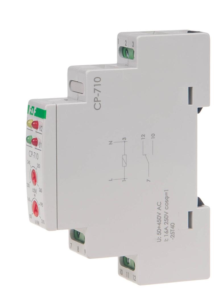 PRZEKAŹNIK NAPIĘCIOWY, JEDNOFAZOWY, UN=230V, IMAX=10A , 1 MODUŁ