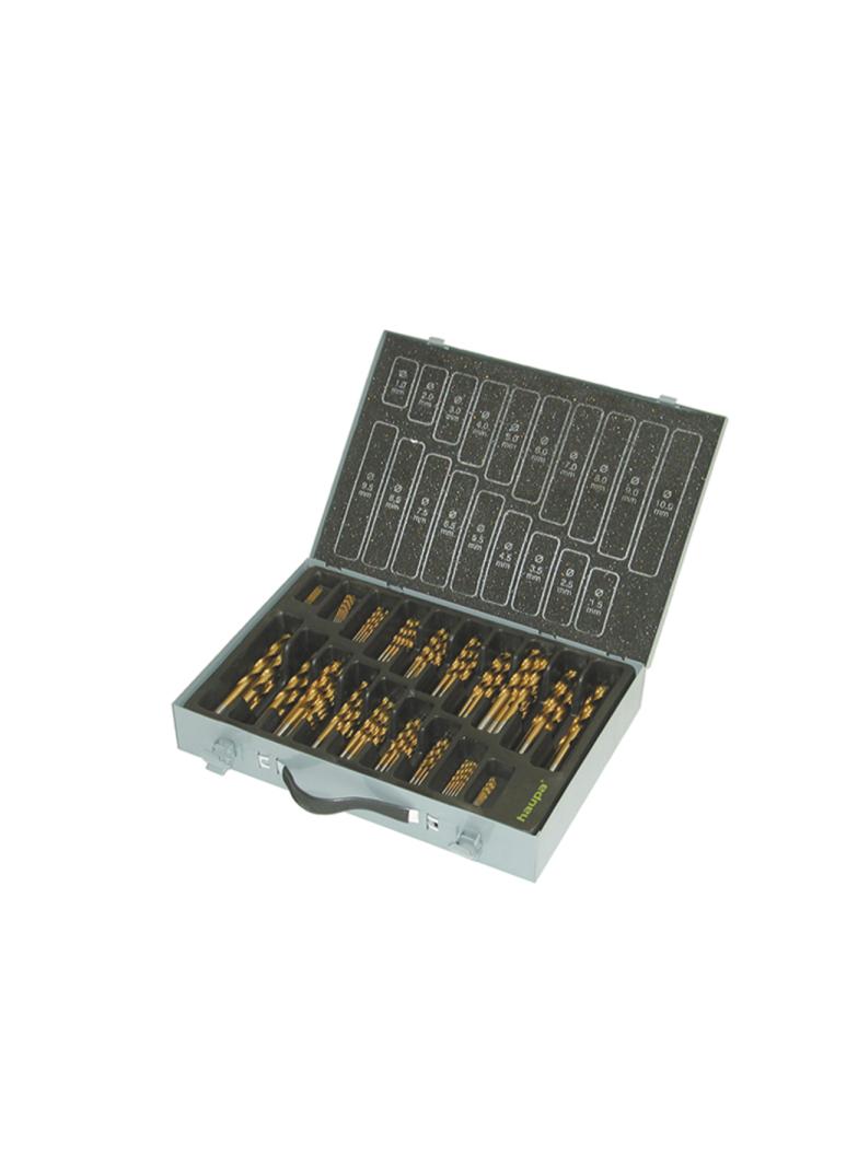 HSS zestaw wiertel szlifowanych HSS 170-elem* 230301/TIN HAUPA