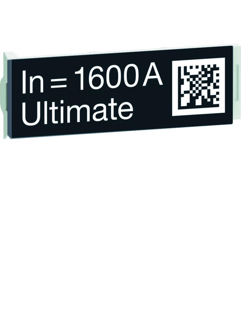 ACB HW2/4 Wtyczka z oznaczeniem znamionowym wyłącznika 1600A Ultimate HWW729H HAGER