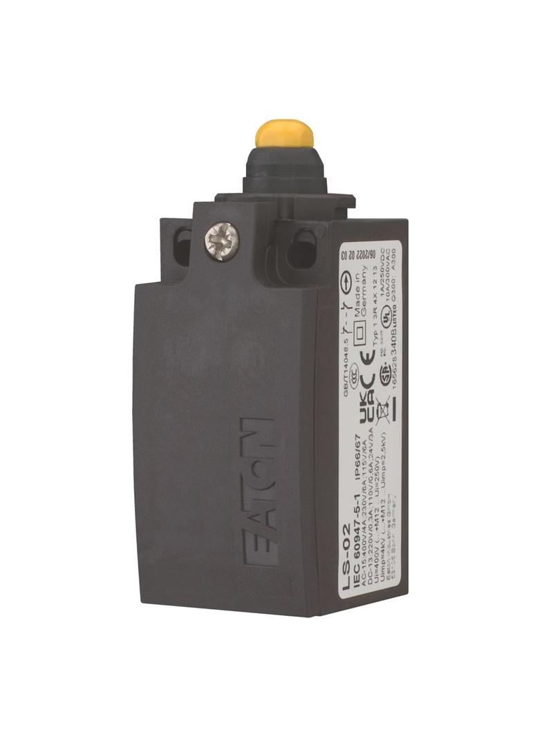 LS-02-SW Łącznik krańcowy 2R 0Z wolnoprzełączający tworzywo popychacz kopułkowy 272009 EATON