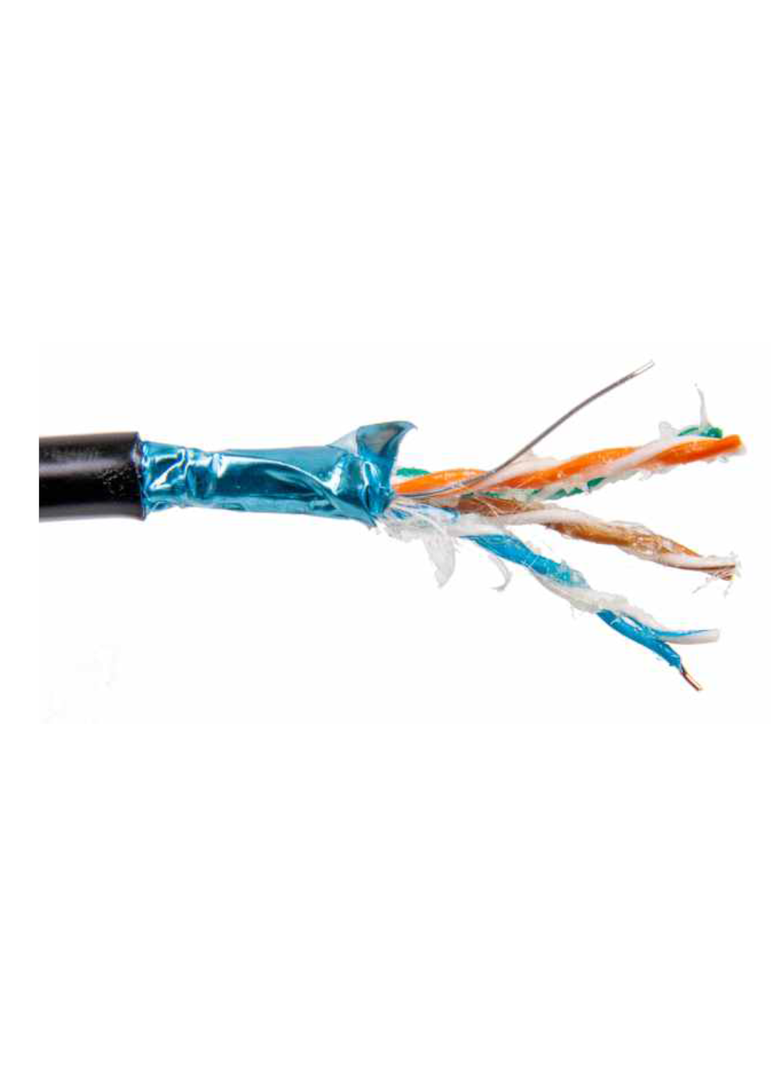 Kabel SecurityNET F/UTP kat. 6 zewnętrzny, żelowany PE 500m