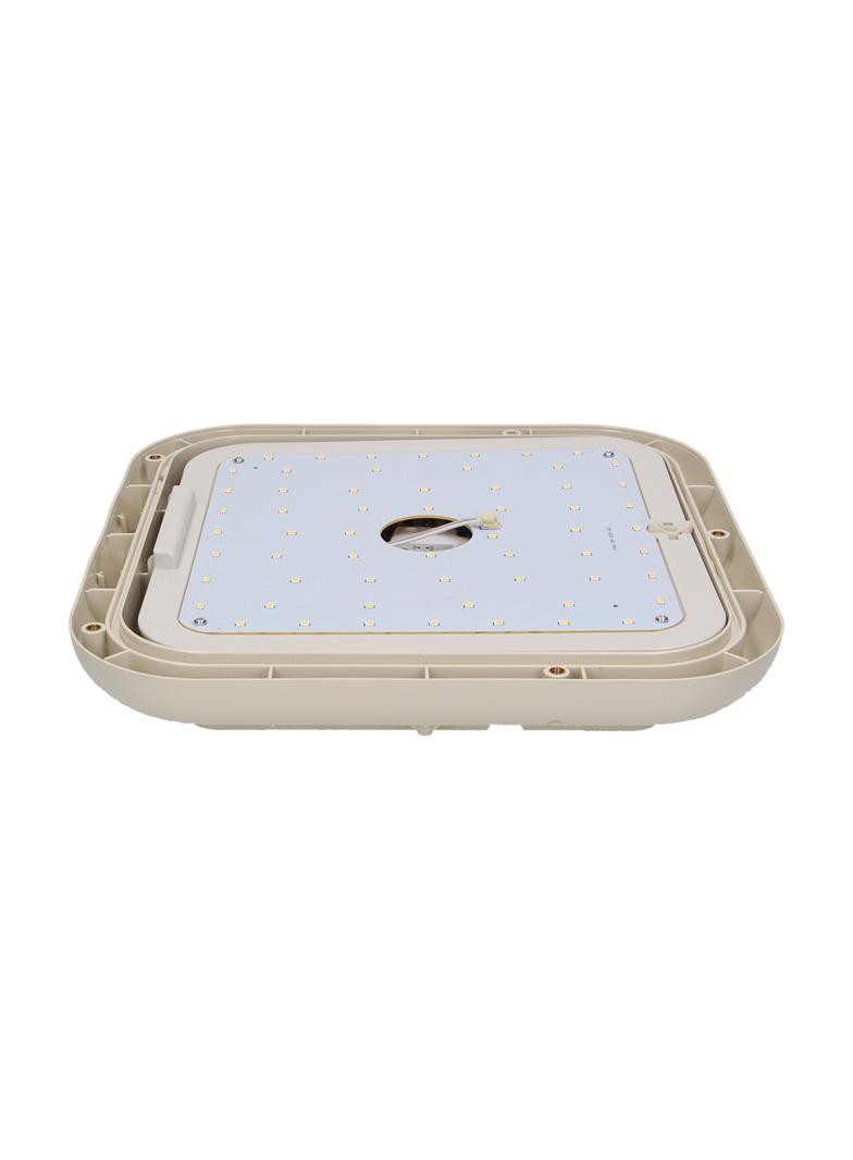 Plafon MONSUN LED 60 SMD2835 szary IP66 klosz poliwęglan mleczny OR-PL-342GLPM4 ORNO