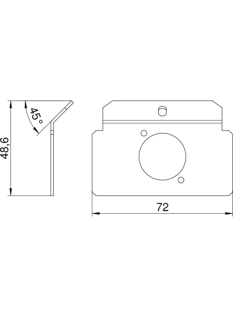 MTM1K, PŁYTKA WSPORNIKA