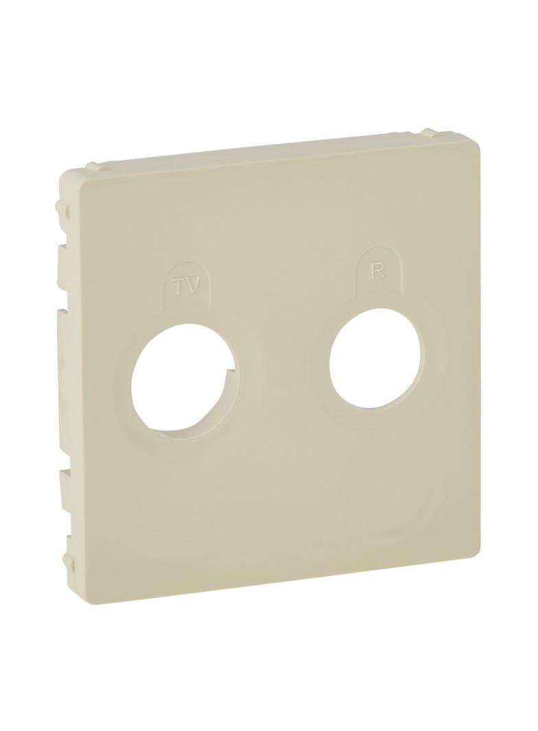 VALENA LIFE PLAKIETKA GNIAZDA TV-RD KREMOWE, Legrand