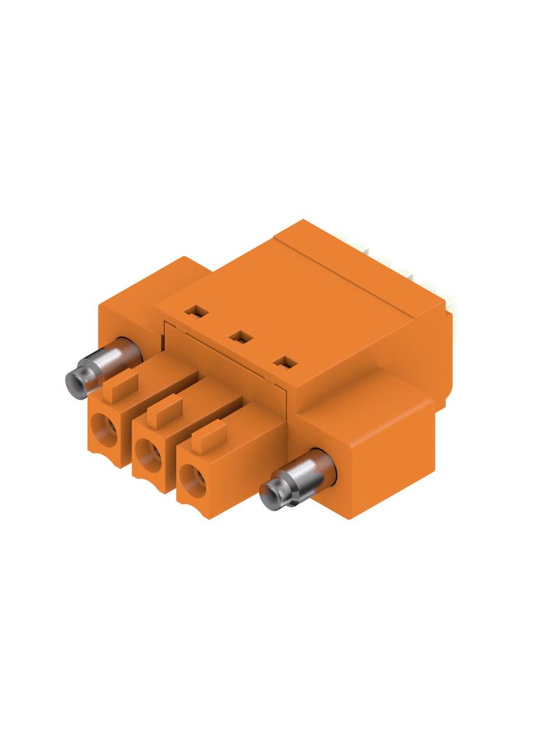 BCF 3.81/03/180F SN OR BX Wtyk PCB (złącze wiązki), listwa z gniazdami, 3.81 mm, Liczba biegunów: 3, PUSH IN, złącze sprężynowe /50szt./ 1970330000 WEIDMÜLLER