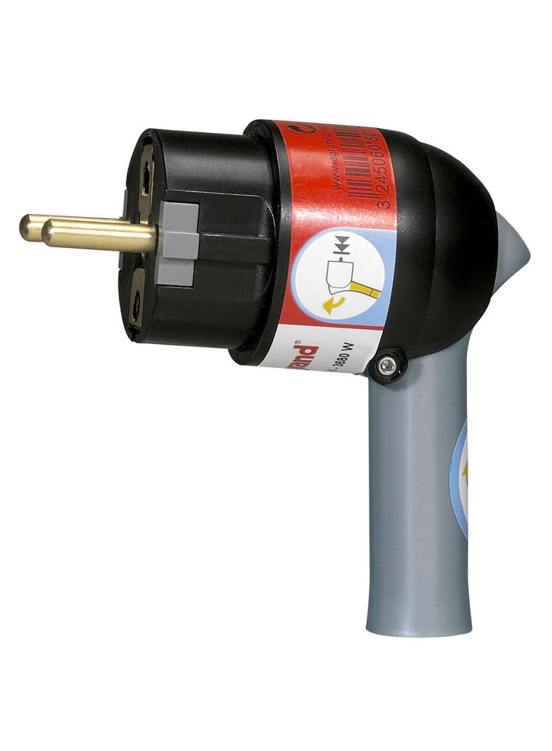 Wtyczka 2P+Z 16A Plastikowa Czarna Z Dźwignią Helmo 050176 LEGRAND