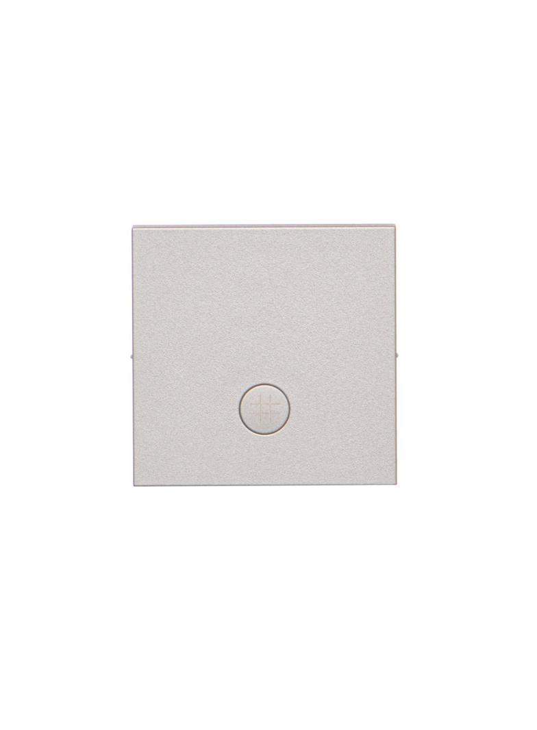 Simon 55 Klawisz pojedynczy z oczkiem z piktogramem krzyżowym do: SW7M Aluminium mat