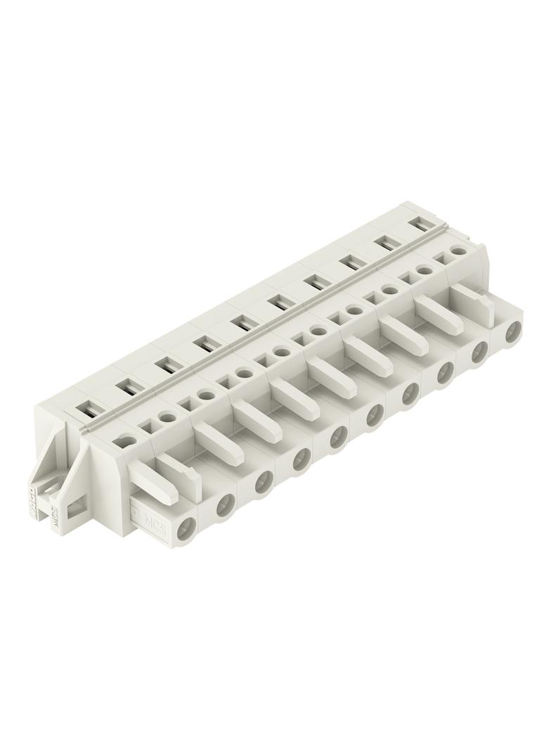 Gniazdo MCS‑MIDI Classic 10‑biegunowe jasnoszare raster 7,5mm 721‑210/031‑000 /25szt./ WAGO
