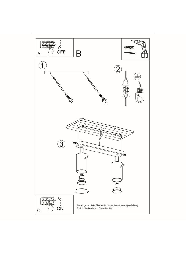 Sollux Plafon RING 2 chrom SL.0728