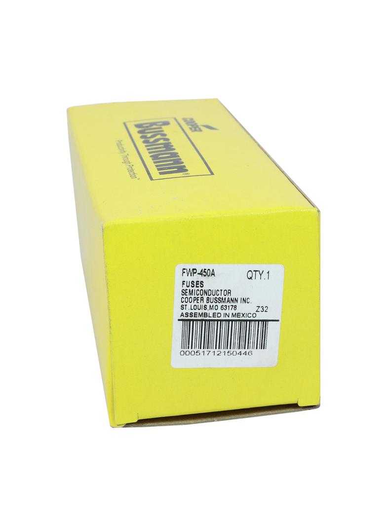 BUSS HIGH SPEED FUSE Wkładka szybka 450A AC 700V DC 700V 64x180 mm UL FWP-450A EATON