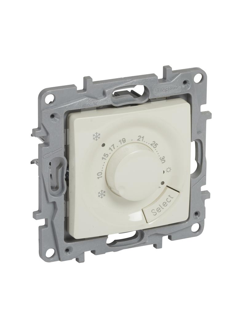 NILOE - TERMOSTAT OBROTOWY KREMOWY, Legrand