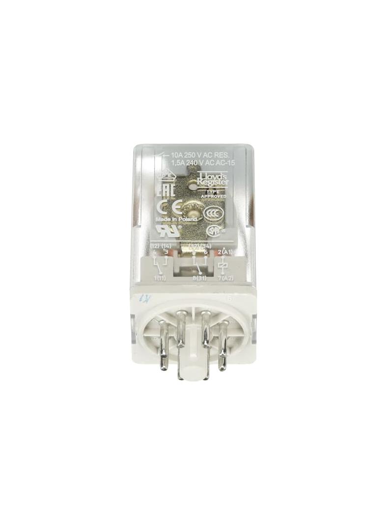 PRZEKAŹNIK CR-U012DC2L, A1-A2=12V DC, 2 STYKI C/O 250V/10A, LED