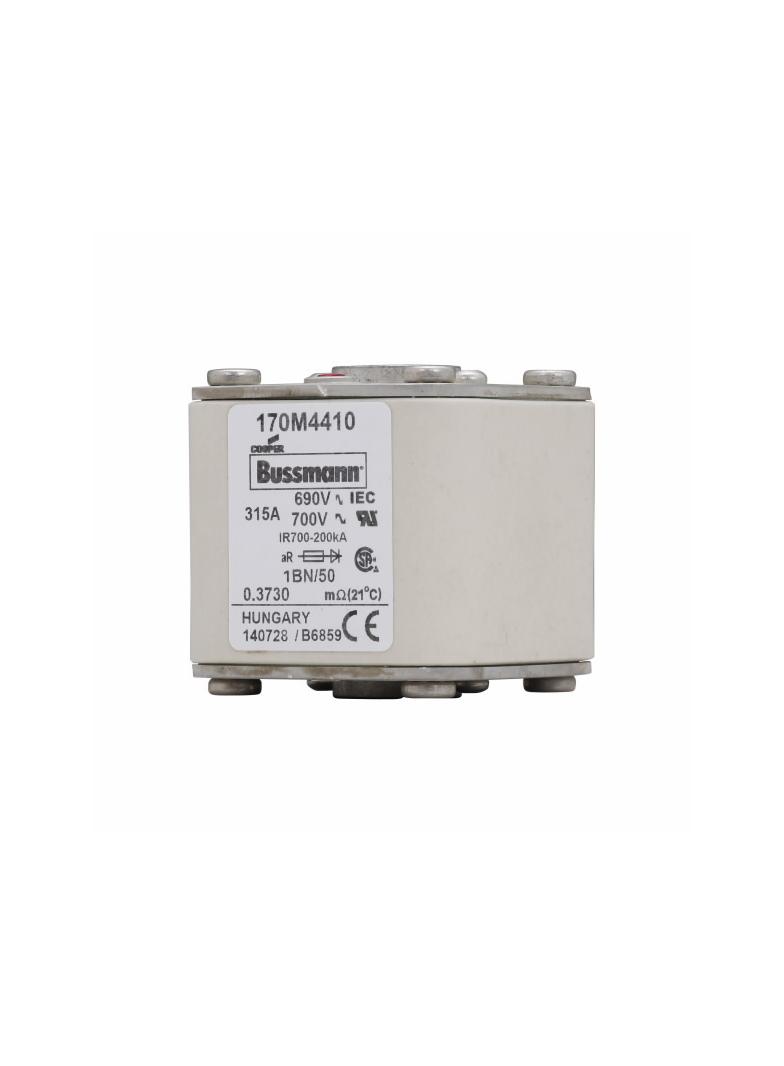 FUSE 315A 690V 1BN/50 AR UC Wkładka szybka 315A AC 690V rozmiar 1 53x69x51 mm aR IEC UL w 170M4410 E