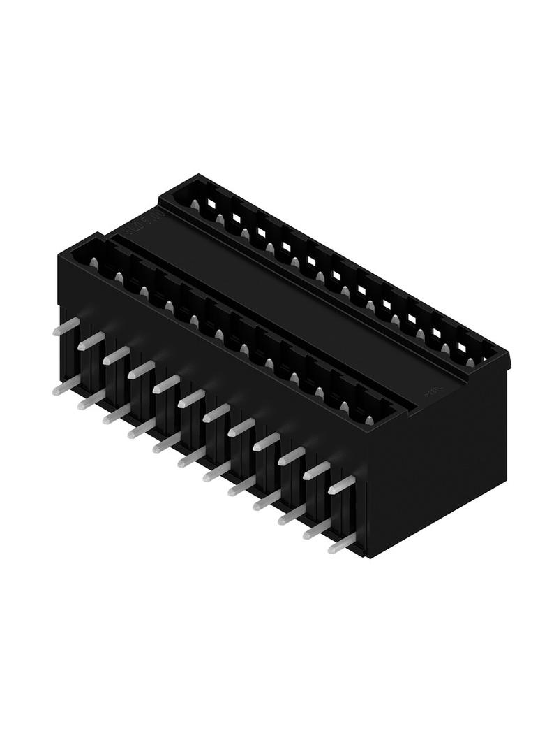 SLD 5.00/24/90G 4.5 SN BK BX Wtyki PCB (złącza płyty), 5.00 mm, Liczba biegunów: 24, kąt odejścia: 90° /10szt./ 1653800000 WEIDMÜLLER