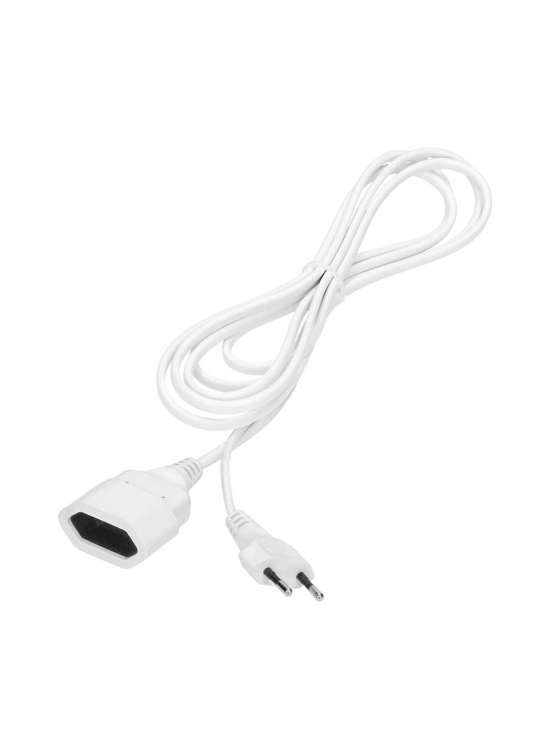 Przedłużacz domowy jednogniazdowy płaski 1x2P 3m,kabel PVC H03VV-F 2x0,75mm2 230VAC OR-AE-13195/3M O