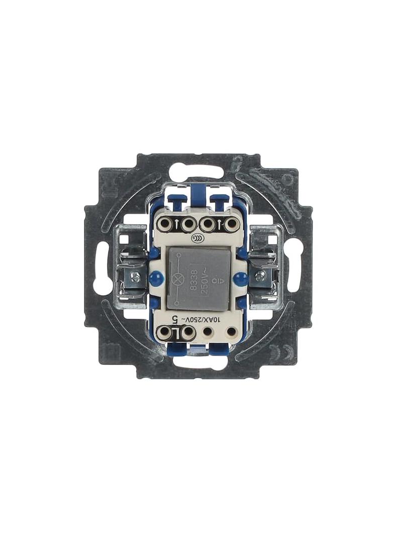 Wyłącznik kołyskowy świecznikowy z lampką neonową