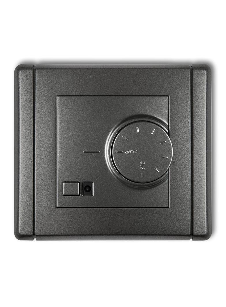 FLEXI Elektroniczny regulator temperatury z czujnikiem podpodłogowym grafitowy 11FRT-1 KARLIK