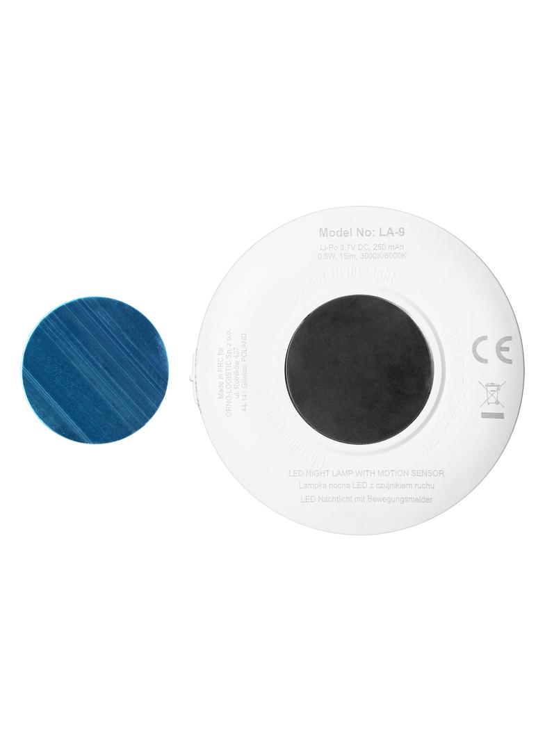 Lampka LED z czujnikiem ruchu, ładowalna, samoprzylepna, 3000/6000K