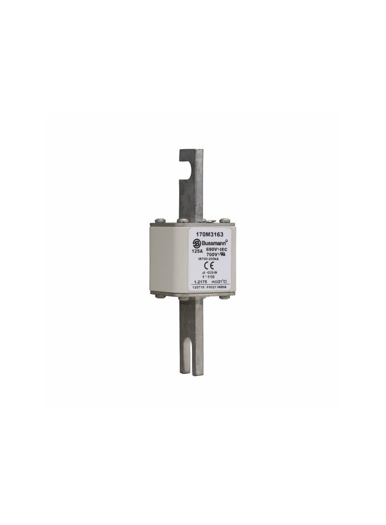 125A 690V 1*/110 aR INDICATOR FUSE Wkładka szybka 125A AC 690V rozmiar 1 45x45x134 mm 170M3163 EATON