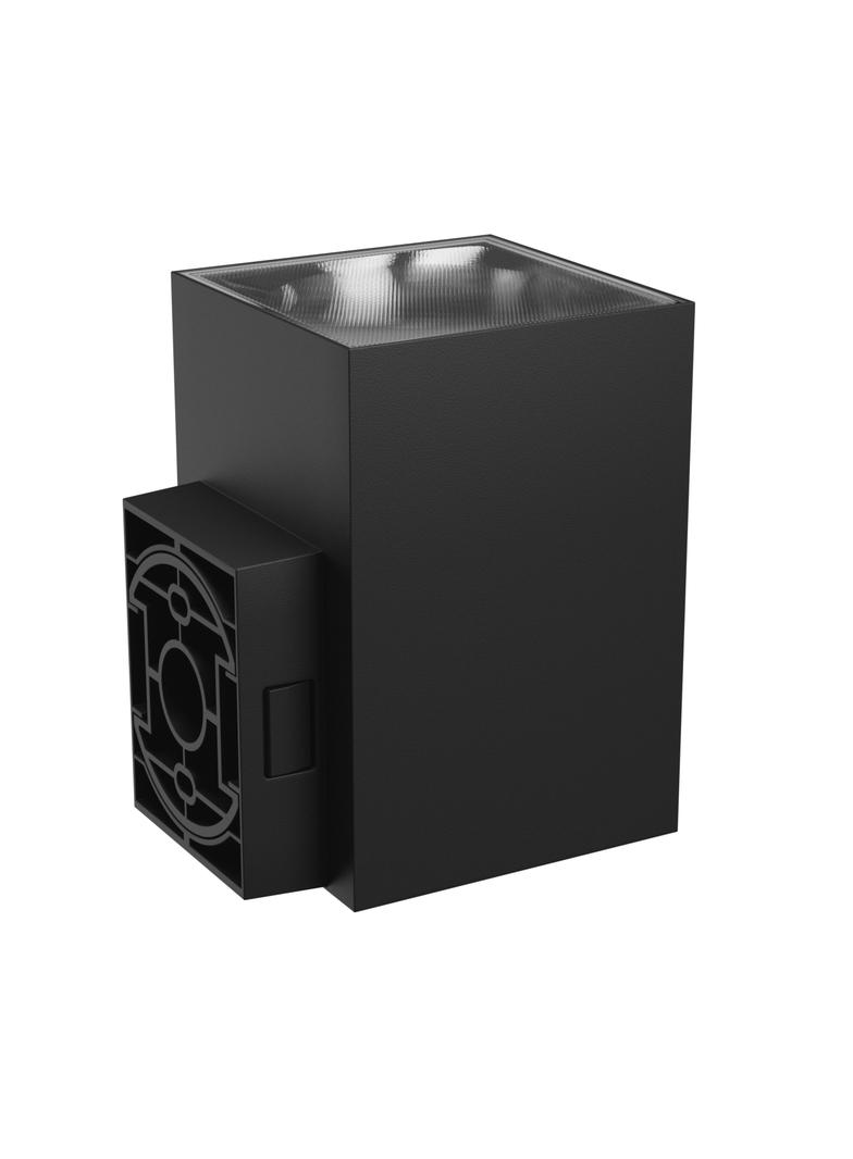 TORRE 9W CCT 230V IP54 99x78x117MM CZARNY KWADRATOWA ELEWACYJNA