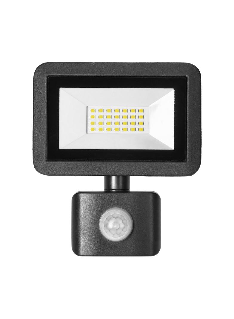 FARO S LED 20W naświetlacz z PIR, 1600lm, IP44, 4000K, aluminium + szkło AD-NL-6253BLR4 ORNO