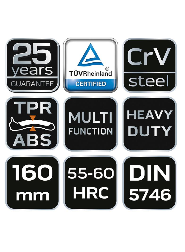Szczypce uniwersalne 160 mm