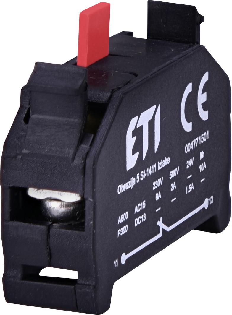 Styk NC normalnie zamknięty E-NC 004771501 ETI
