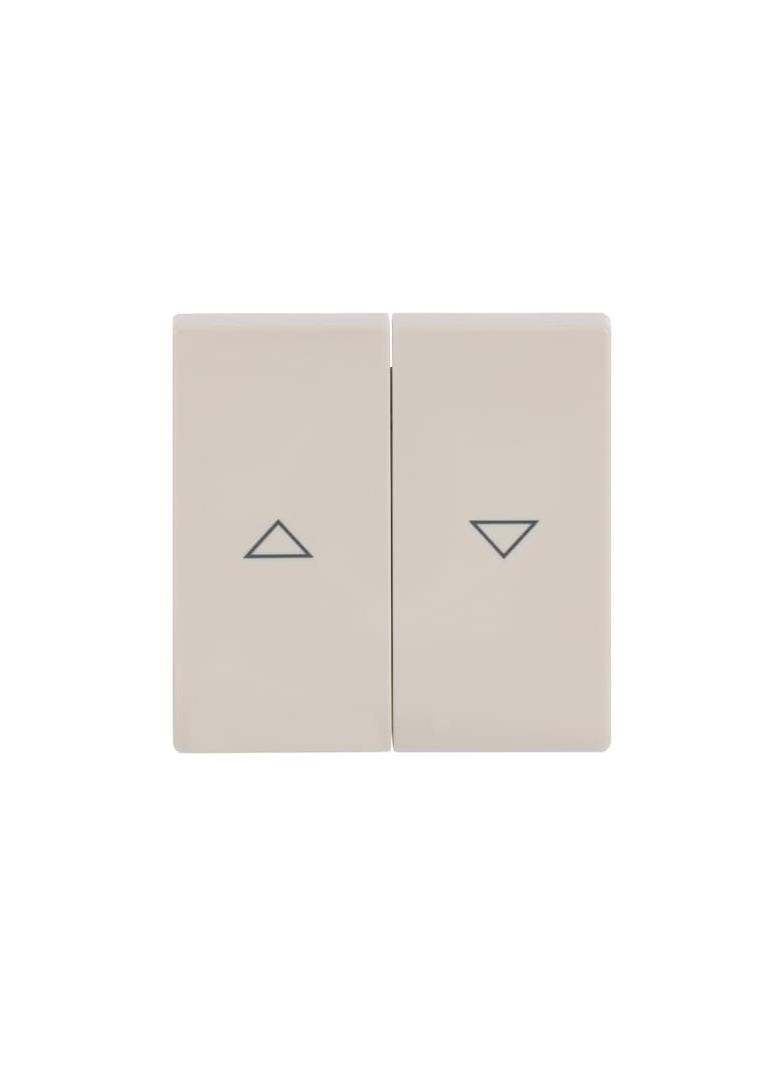 CARAT/FUTURE/SOLO Klawisz z nadrukiem Do wyłącznika/przycisku żaluzjowego kość słoniowa