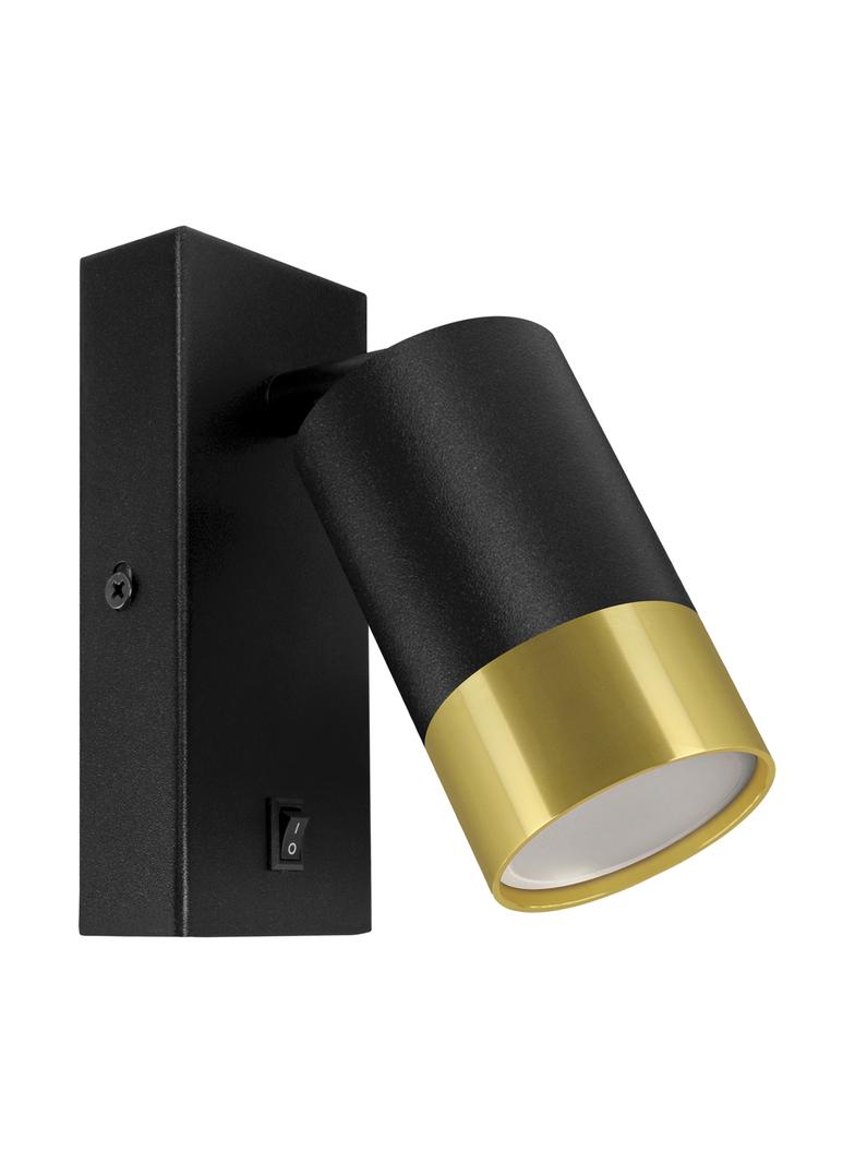 Oprawa dekoracyjna PUZON WLL GU10 BLACK/GOLDEN