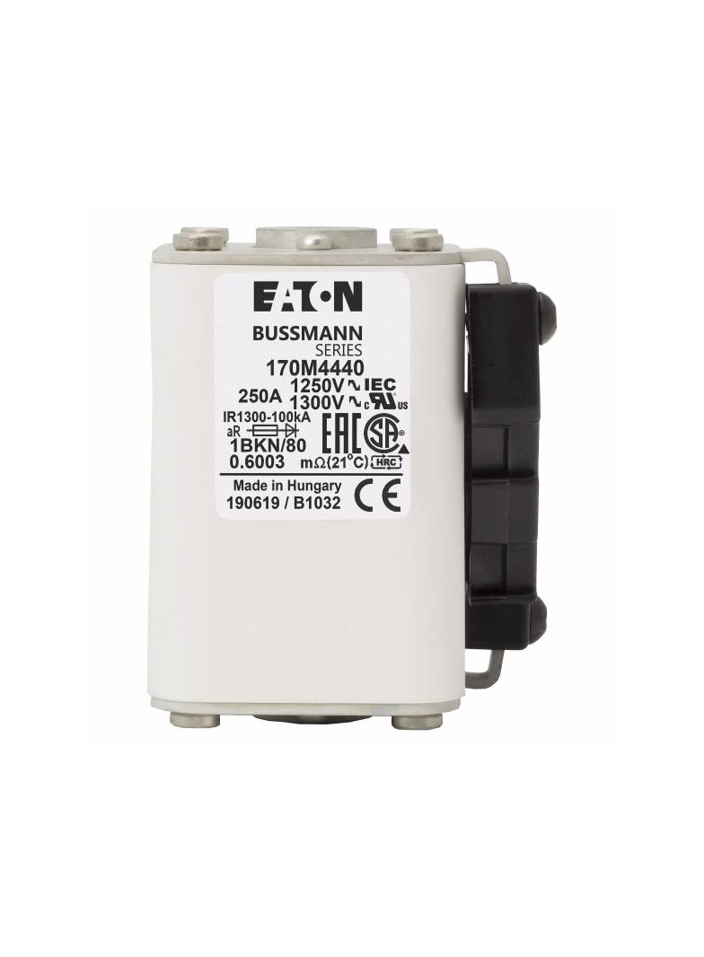 FUSE 250A 1250V 1BKN/80 AR CU Wkładka szybka 250A AC 1250V rozmiar 1 53x69x80 mm aR IEC UL 170M4440