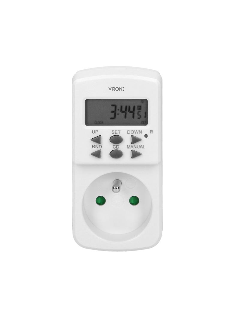 Elektroniczny programator czasowy, MINI, 10 programów DT-2 ORNO