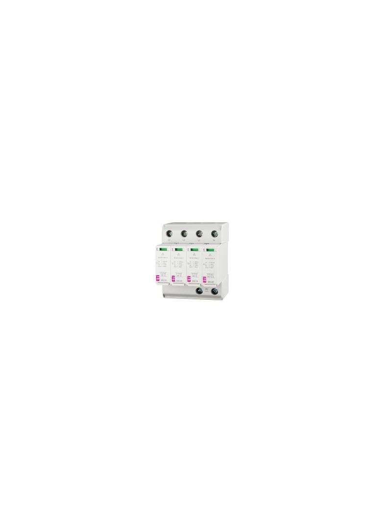 Ogranicznik przepięć T2 (C) - bez prądu upływu TEC SM T2 300/20 3+1 RC 002440755 ETI