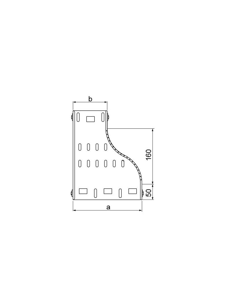 RKLFJ150/100H60 Redukcja lewa 1,0 mm