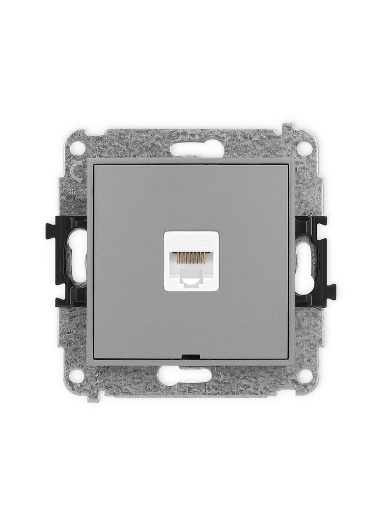 ICON Mechanizm gniazda komputerowego pojedynczego 1xRJ45, kat. 5e, 8-stykowy, bez pola opisowego sza