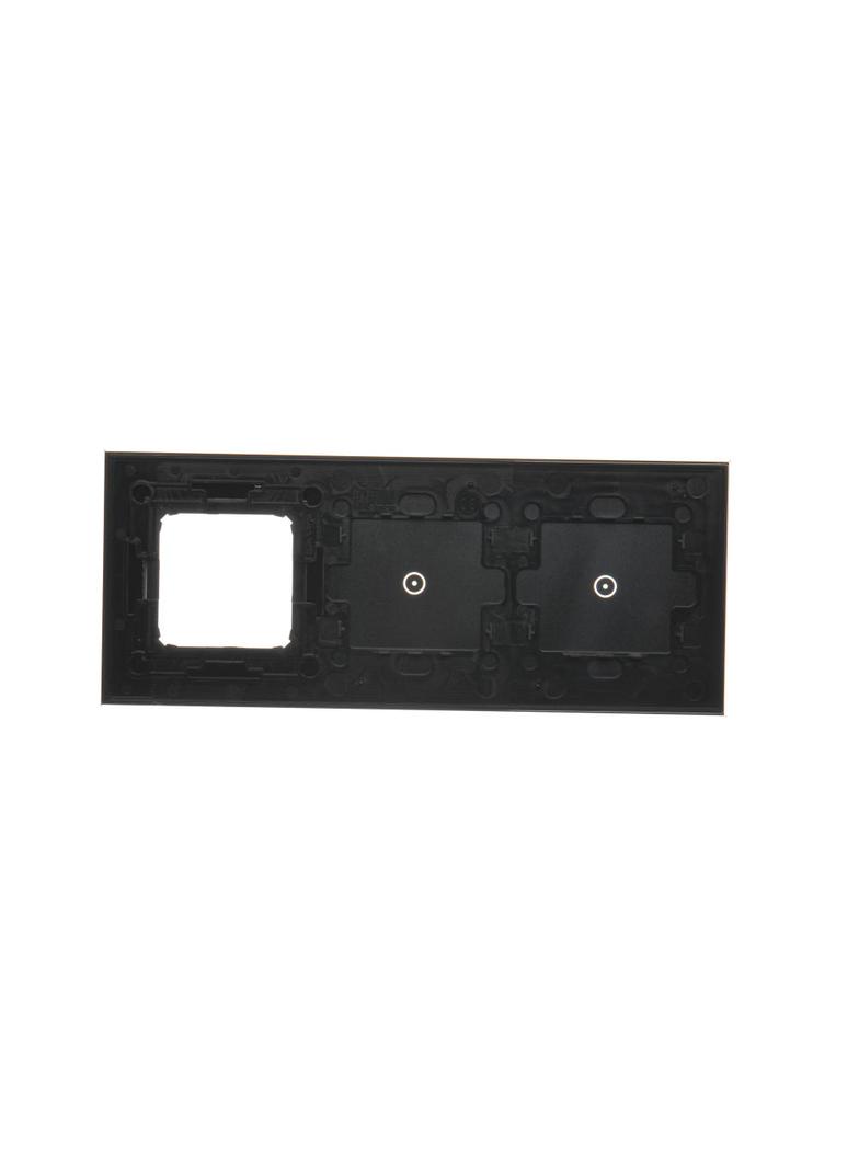Simon 54 Touch Panel dotykowy S54 Touch 3 moduły 1 pole dotykowe + 1 pole dotykowe + 1 otwór na osprzęt S54 księżycowa lawa DSTR3110/74 KONTAKT