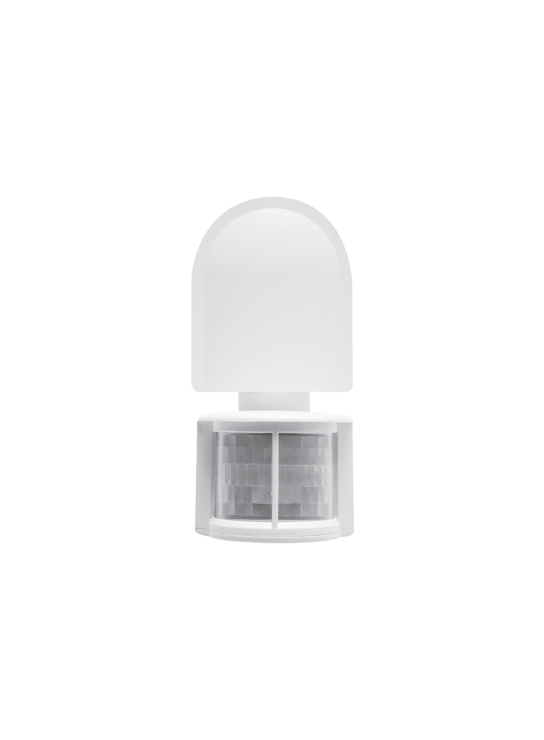 CZUJNIK RUCHU CR-2, MAX 1200W, AC220-240V, 50/60HZ, KĄT DZIAŁANIA 180*, ZASIĘG 8M ± 1,8-2,5M, IP44,