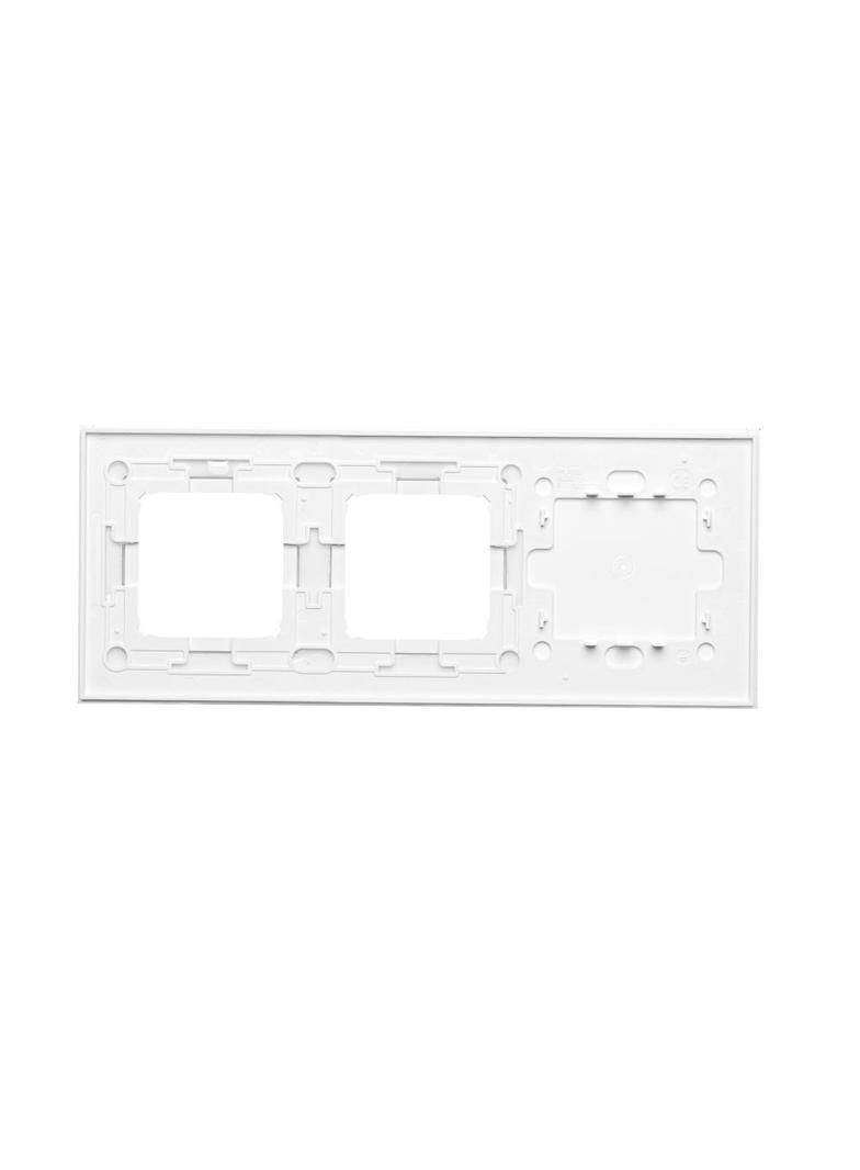 Simon 54 Touch Panel dotykowy S54 Touch 3 moduły 1 pole dotykowe + 2 otwory na osprzęty S54 biała perła DSTR3100/70 KONTAKT