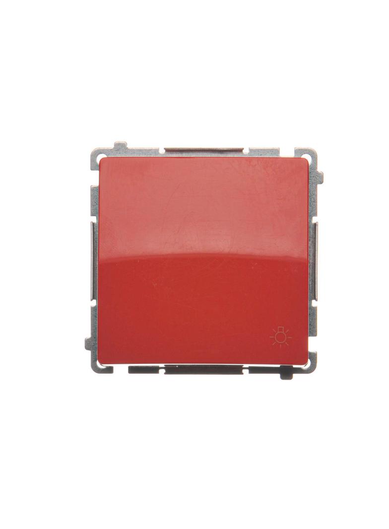 Simon Basic Przycisk światło 10A 250V szybkozłączka czerwony BMS1.01/22 KONTAKT