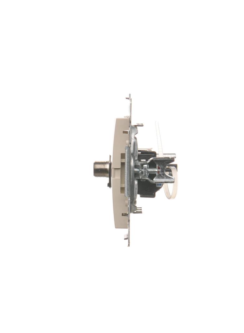 Simon 54 Gniazdo antenowe typu ''F'' + RJ45 kat.6 kremowy DASFRJ45.01/41 KONTAKT