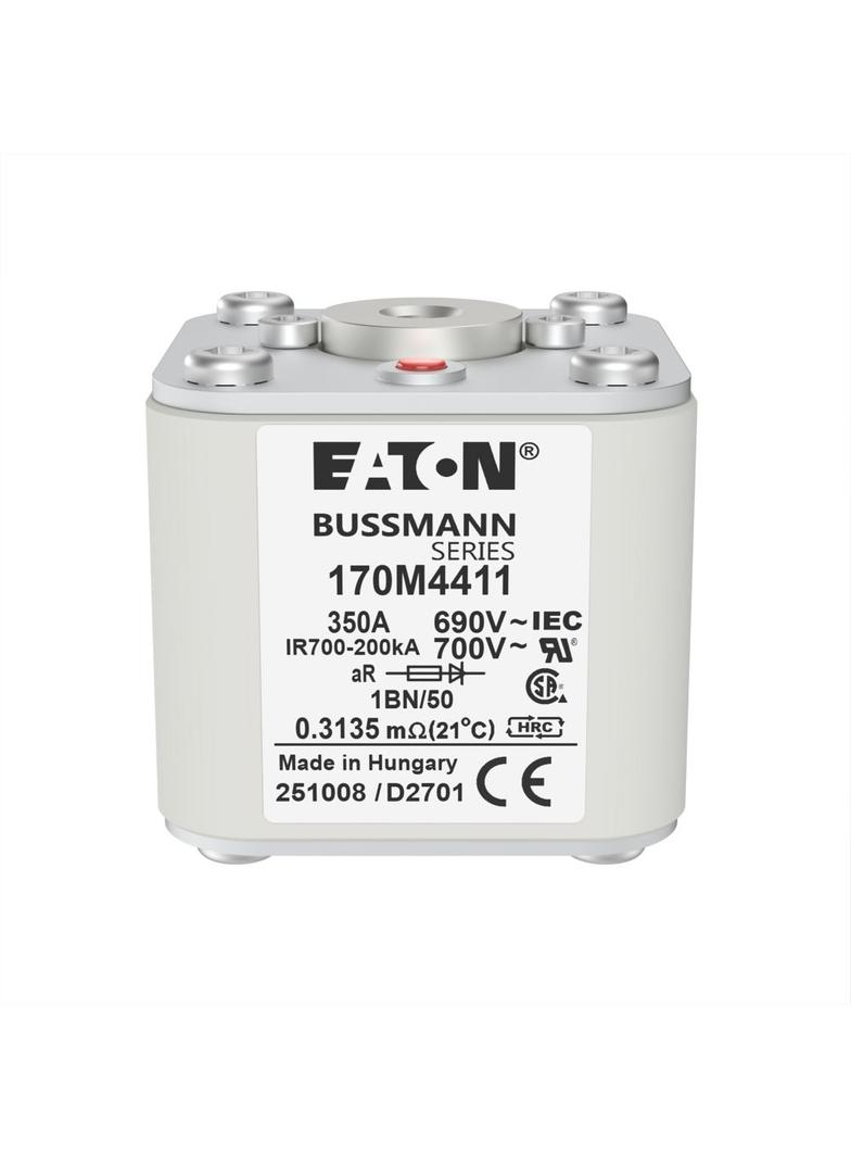 FUSE 350A 690V 1BN/50 AR UC Wkładka szybka 350A AC 690V rozmiar 1 53x69x51 mm aR IEC UL w 170M4411 E