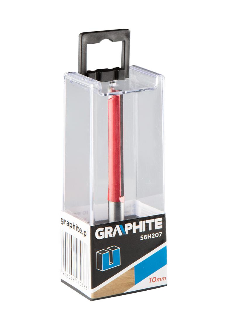 Frez palcowy dwuostrzowy długi, HM, 10 x 50 mm, trzpień 8 mm