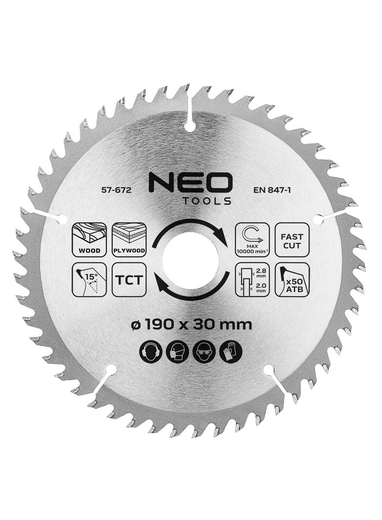 Tarcza do pilarki, widiowa, 190 x 30 mm, 50 zębów