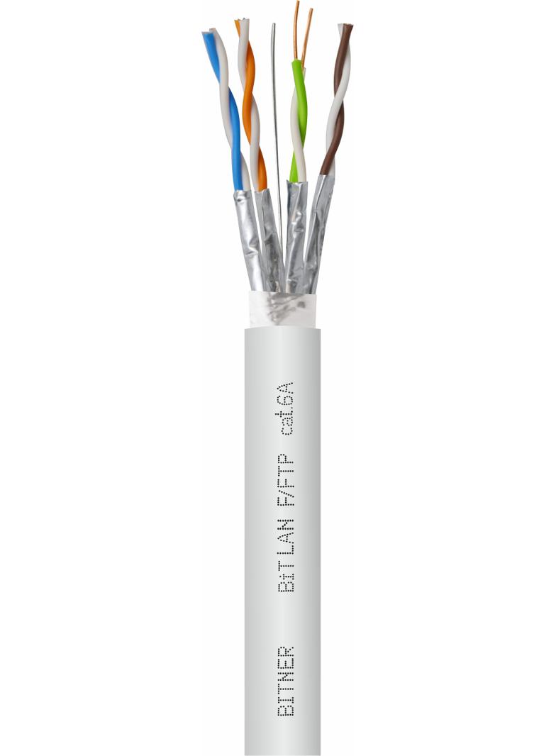 BiTLAN F/FTP 4x2x23 AWG cat. 6A 500MHz Kabel do sieci teleinformatycznych, podwójny ekran TI0075 BITNER