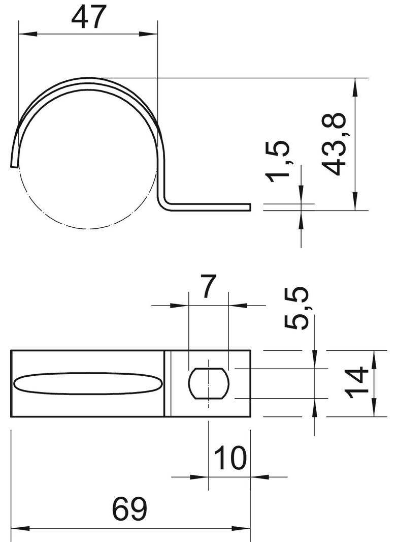 604, OBEJMY MOCUJĄCE 47MM OC.G.
