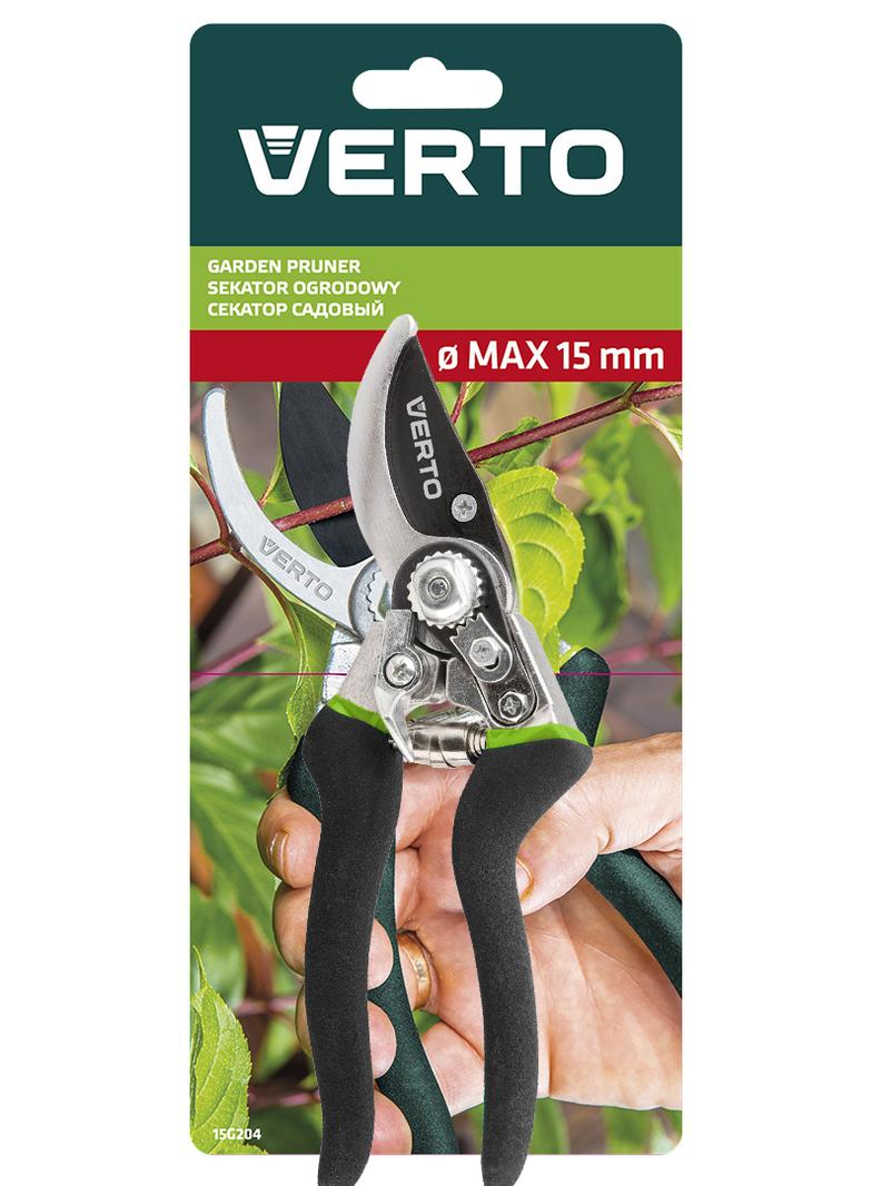 Sekator ogrodowy uniwersalny 220 mm, średnica cięcia 15 mm