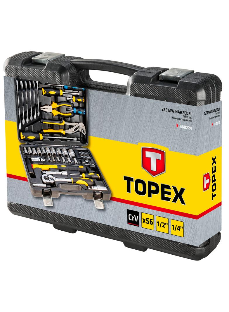 Zestaw narzędzi, 56 szt.