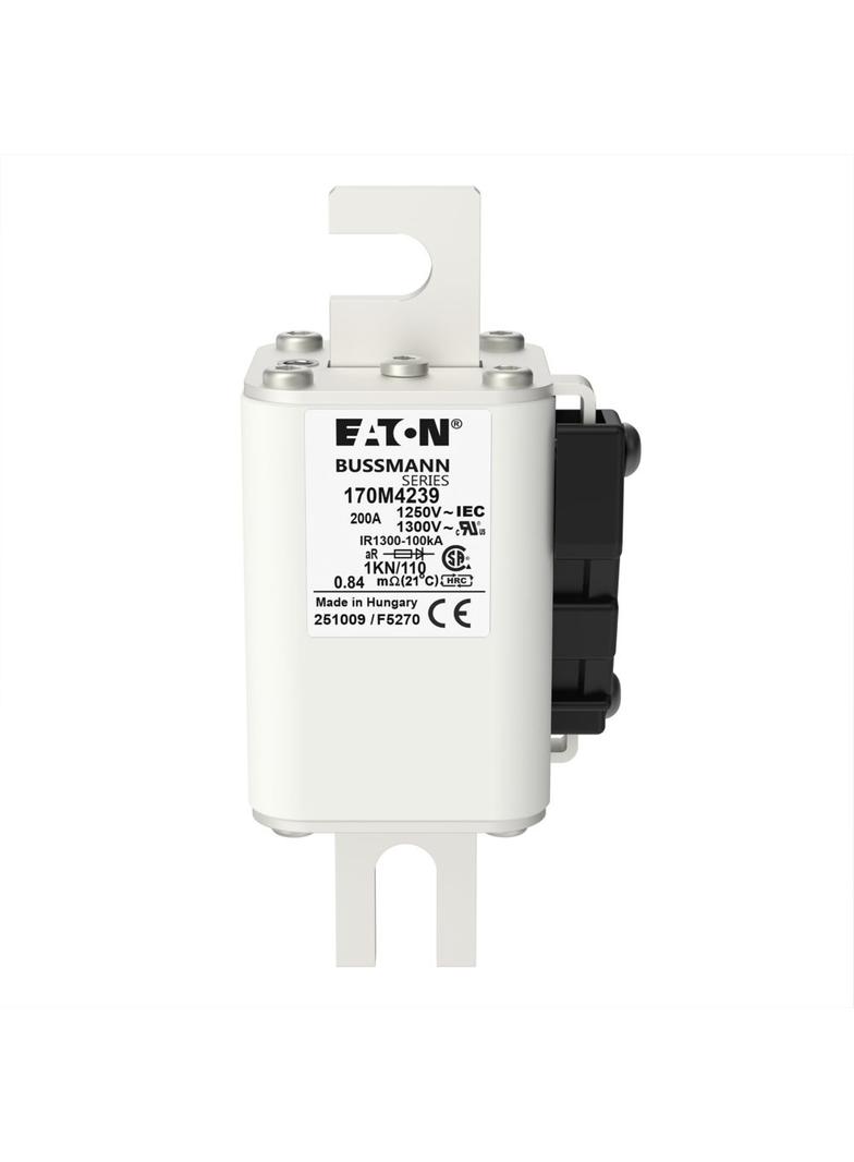 FUSE 200A 1250V 1KN/110 AR CU Wkładka szybka 200A AC 1250V rozmiar 1 53x69x138 mm aR DIN I 170M4239